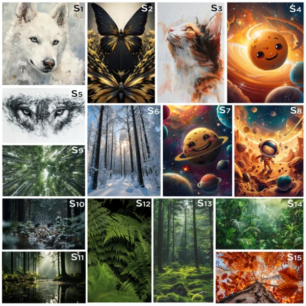 Grafika do lameli dekoracyjnych – Wzory 3