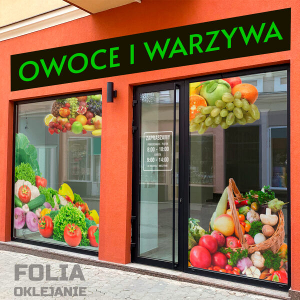 Folia OWV do oklejania witryn, druk UV - obrazek 2