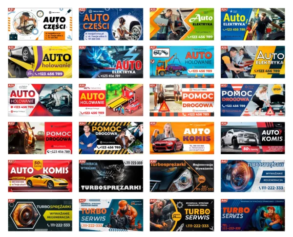Galeria wykonanych banerów wielkoformatowych – motoryzacja 2