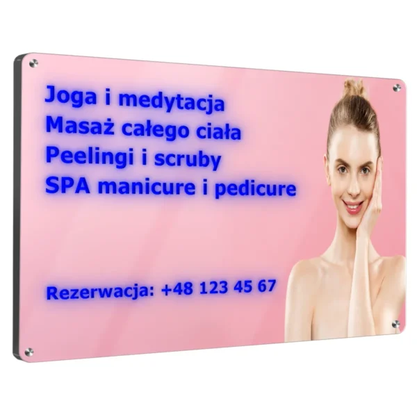 Szyld podświetlany z dibondu - obrazek 8