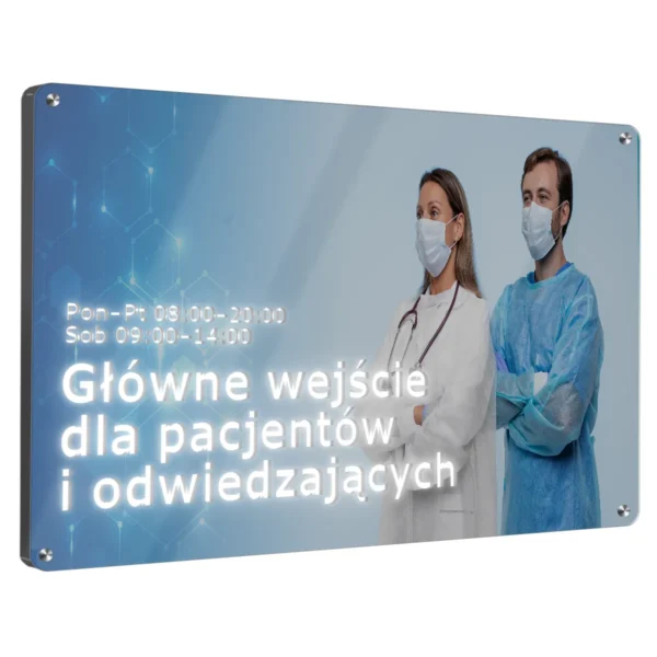 Szyld podświetlany z dibondu - obrazek 3