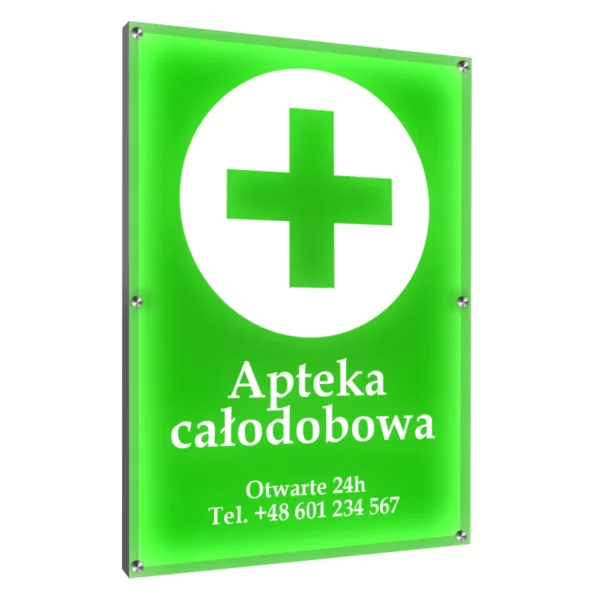 Szyld podświetlany Plexi - obrazek 3