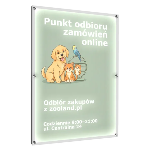 Szyld podświetlany Plexi - obrazek 2