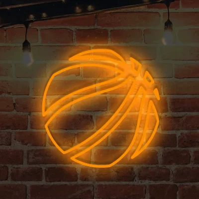 Neon Jordan Piłka pomarańczowy LED