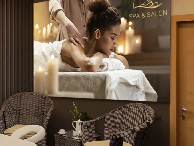 Personalizowany obraz ze szkła – relaks w SPA, masaż i odpoczynek